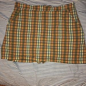 Plaid Skort